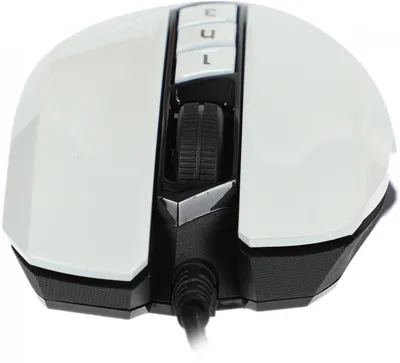 Мышь A4Tech Bloody W60 MAX (PANDA WHITE), оптическая, 10000 DPI, USB, 10 кнопок