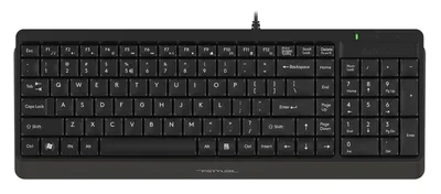 Клавиатура проводная A4TECH Fstyler FK15 черный (USB, 103 клавиши) (FK15 BLACK)