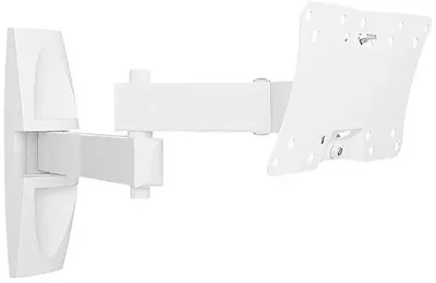 Кронштейн Holder LCDS-5064 WHITE, 10–32", до 30 кг, VESA 75x75/100x100/200x100, настенный