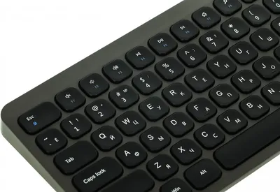 Комплект клавиатура и мышь OKLICK 300M, беспроводной RF, USB, 1600 DPI, серый/чёрный