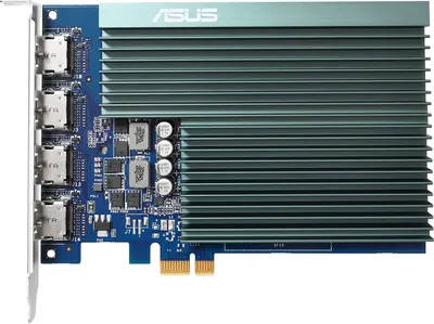 Видеокарта ASUS GT730-4H-SL-2GD5, GeForce GT 730, 2 ГБ GDDR5, 4×HDMI, PCI-E x1, LP