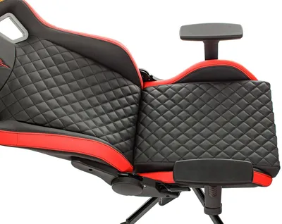 Кресло игровое KNIGHT OUTRIDER BR, экокожа, ромбик, 3D-подлокотники, до 150 кг
