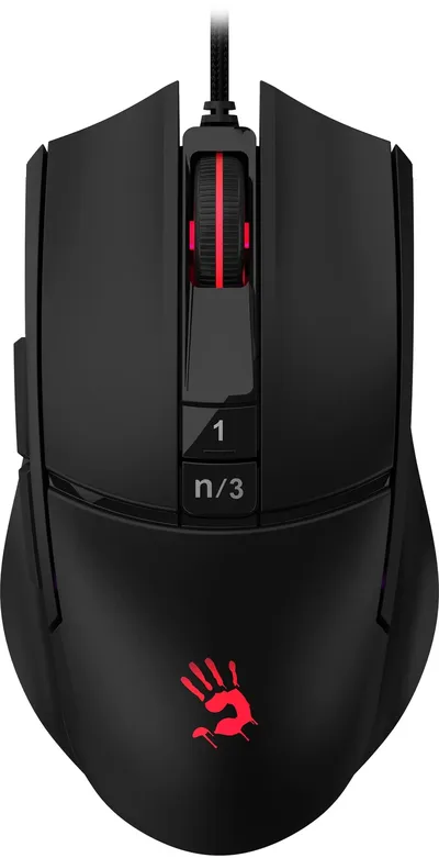 Мышь A4Tech Bloody L65 MAX/STONE BLACK, оптическая, 12000 DPI, USB