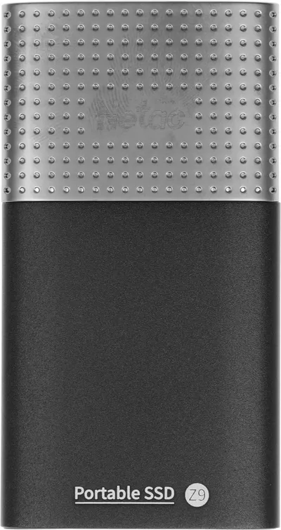 Внешний SSD Netac Z9 NT01Z9-128G-32BK, 128 ГБ, USB 3.2 Gen 2 Type-C, 550/480 МБ/с