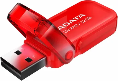 USB-флешка A-DATA UV240-32G-RRD, 32 ГБ, USB 2.0, красный