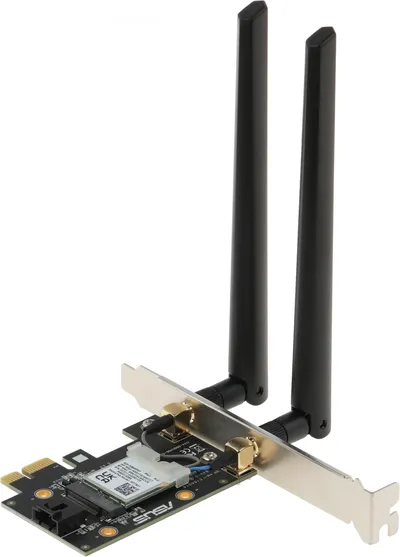 Wi-Fi адаптер ASUS PCE-AX1800, Wi-Fi 6, Bluetooth 5.2, PCI-E