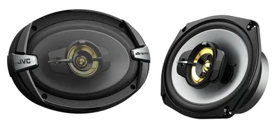 Колонки автомобильные JVC CS-DR693HP, 600Вт, 6x9", коаксиальные