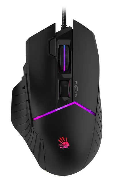 Мышь A4Tech Bloody W95 Max, проводная, 12000 DPI, 10 кнопок, USB