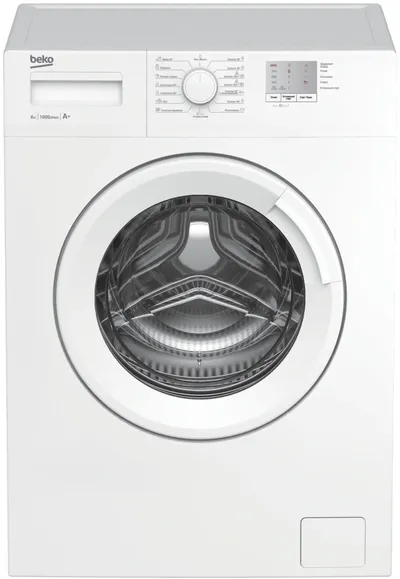 Стиральная машина Beko WRE6511BWW, фронт. 6кг, 1000 об/мин
