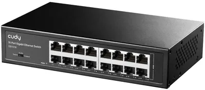 Коммутатор CUDY GS1016, 16×1GbE, неуправляемый, L2, металлический корпус