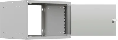 Шкаф настенный NTSS LIME NTSS-WL6U5535GS, 6U, 550×350×370 мм, стеклянная дверь, IP20