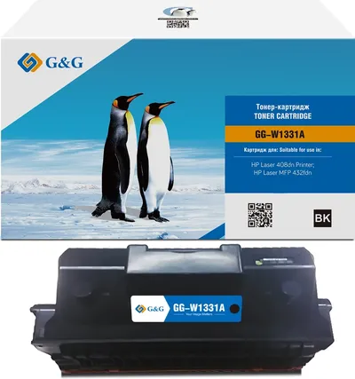 Картридж G&G GG-W1331A (W1331A), черный, 5000 страниц, с чипом