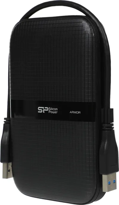 Внешний HDD Silicon Power Armor A60 SP010TBPHDA60S3A, 1ТБ, USB 3.2, защищённый