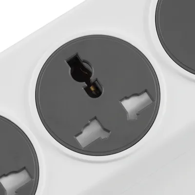 Сетевой фильтр Buro 500UNH-3-WG, 5 розеток, 3 м, 10 А, 2200 Вт