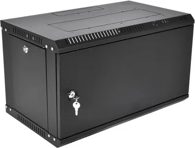 Шкаф телекоммуникационный ЦМО ШРН-Э-9.500.1-9005, настенный, 9U, 600×520 мм, IP20