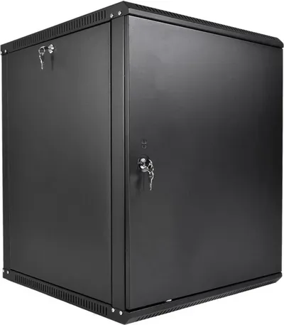 Шкаф ЦМО ШРН-Э-12.500.1-9005 настенный 12U 600×520, дверь металл, IP20