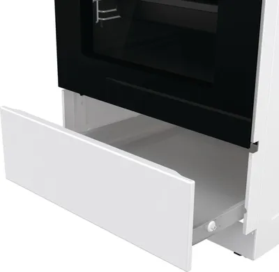 Плита электрическая Gorenje GEC5C42WG, белый, 4 конфорки, духовка 70л