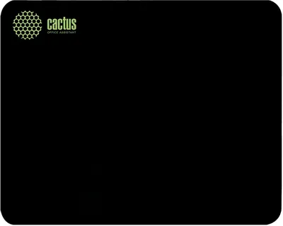 Коврик для мыши Cactus CS-MPC-P01XS, 220×180×2 мм, чёрный