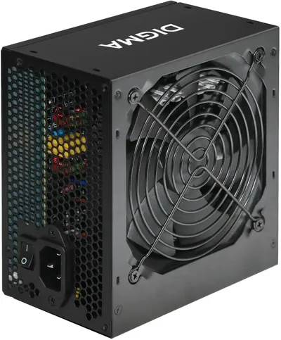 Блок питания Digma DPSU-500W, ATX 500 Вт, 120 мм