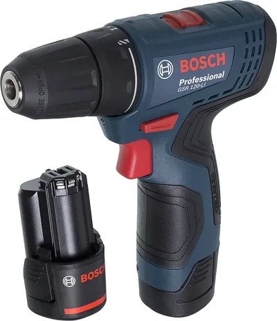 Дрель-шуруповерт Bosch GSR 120-LI аккум. патрон:быстрозажимной (кейс  в комплекте) (06019G8000)