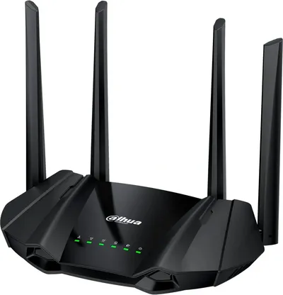 Маршрутизатор Dahua DH-AX15M, Wi-Fi 6 AX1500, 1×1 Гбит/с WAN + 2×1 Гбит/с LAN, 4 антенны