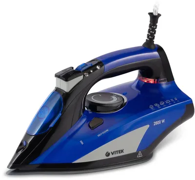 Утюг Vitek VT-1268, 2800 Вт, паровой удар, антипригарная подошва
