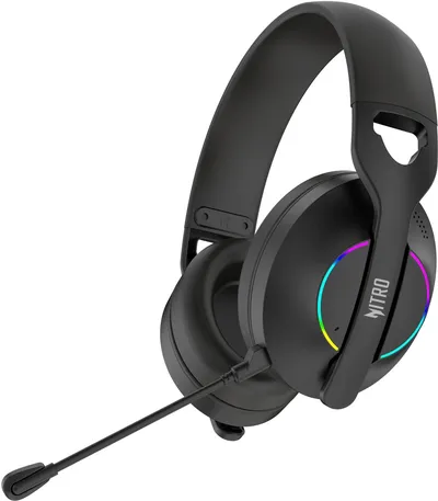 Гарнитура Acer Nitro OHR400 (ZL.HDSEE.00G), BT/Radio/3.5 мм, до 45 ч, RGB