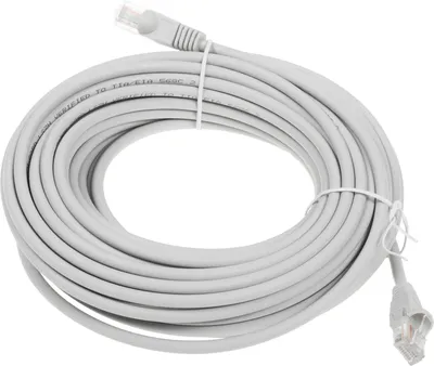 Патч-корд Buro UTP-5E-15M-G-LSZH, UTP cat.5E, 15 м, RJ-45