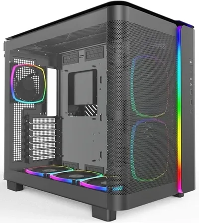 Корпус Montech KING 95 PRO White, ATX, 4×120мм, 2×140мм ARGB