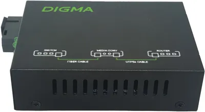 Медиаконвертер Digma DMC-1G53-20B, 1000 Мбит/с, SM, 20 км, WDM
