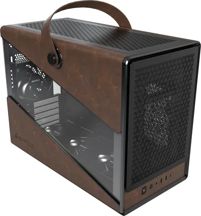 Корпус MONTECH HERITAGE PRO (B), Mini Tower, mATX, 4×120 мм, стекло, чёрный