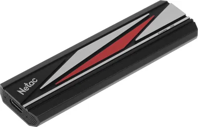 Внешний SSD Netac NT01ZX20L-002T-32BK, 2 ТБ, USB 3.2 Gen 2x2 Type-C, 2000/1800 МБ/с