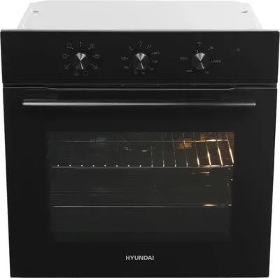 Духовой шкаф Hyundai HEO 66412 BG, электрический, 65 л, 2100 Вт, черный