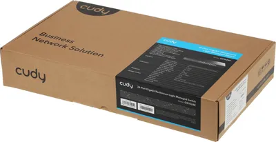 Коммутатор CUDY GS1024E, 24×1GbE, L2 Light Managed, 19" Rackmount