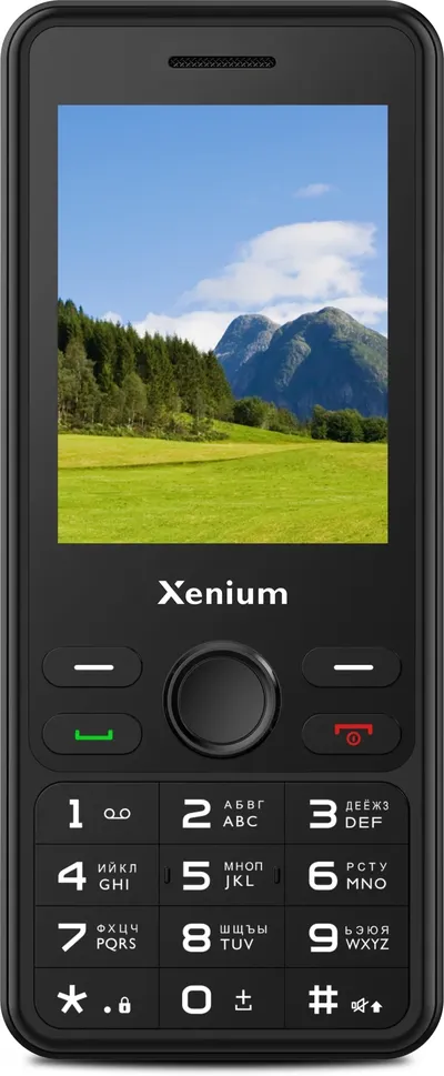 Мобильный телефон XENIUM X280, 2 SIM, 2.8", USB-C, черный