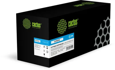 Картридж Cactus CS-TK8110C для Kyocera Ecosys M8124cidn/M8130cidn, голубой, 6000 стр., с чипом
