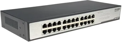 Коммутатор D-Link DGS-1024C/F6/E, неуправляемый, 24x1000Base-T, защита до 4 кВ