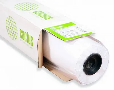 Бумага Cactus CS-LFP90-1067457, 42" (A0+), 1067 мм × 45 м, 90 г/м², белая