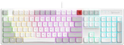 Клавиатура A4Tech Bloody B230N, USB, проводная, для геймеров, белый