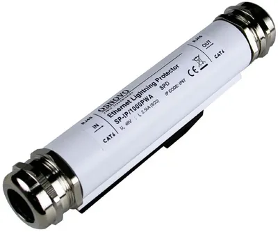Устройство грозозащиты OSNOVO SP-IP/1000PWA, 1000 Мбит/с, PoE af/at, IP67