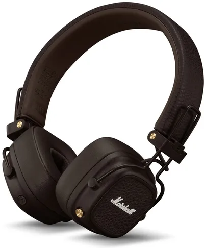Наушники MARSHALL MAJOR V BROWN, накладные, Bluetooth 5.3, 100 ч, коричневый
