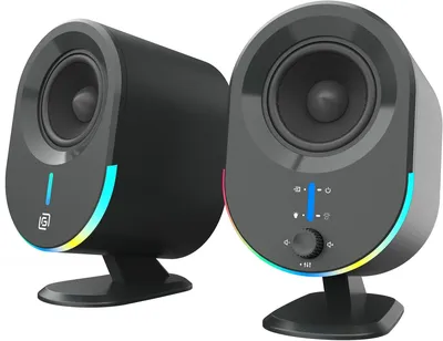 Колонки Oklick OK-303A 2.0, 20 Вт, 60–20000 Гц, черный