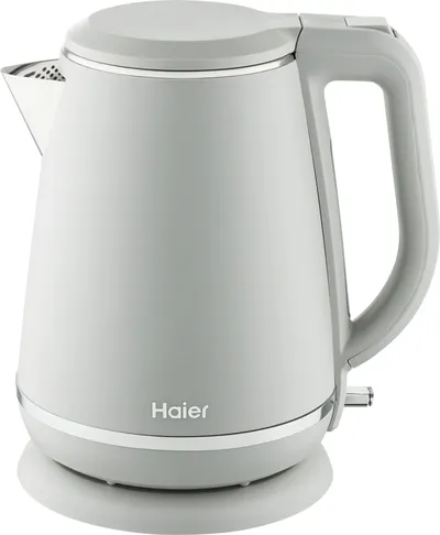 Чайник электрический Haier HK-502, 1.5 л, 3000 Вт, серый
