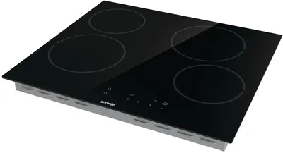 Варочная панель Gorenje ECT641BSCE, электрическая, Hi-Light, независимая, черный