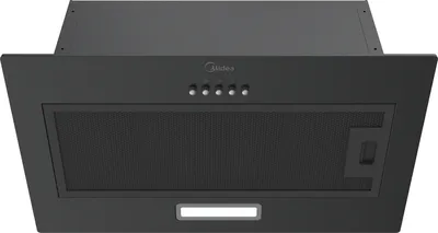 Вытяжка Midea MH60I301B, встраиваемая, черная, кнопочное управление