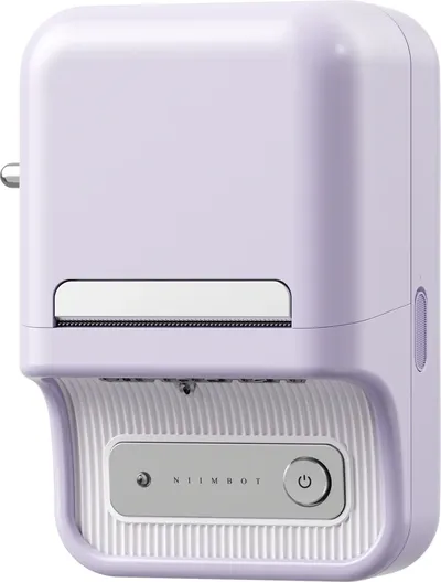 Принтер этикеток NIIMBOT B21 Pro, 300 dpi, 60 мм/с, USB/Bluetooth, фиолетовый