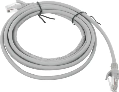 Патч-корд NTSS NTSS-PC-UTP-RJ45-5e-3.0-LSZH-GY, UTP, Cat.5e, 3м, LSZH