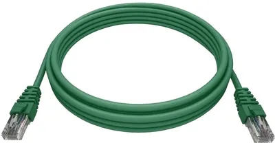 Патч-корд NTSS NTSS-PC-UTP-RJ45-5e-10.0-LSZH-GN, U/UTP кат.5E, 10 м, LSZH