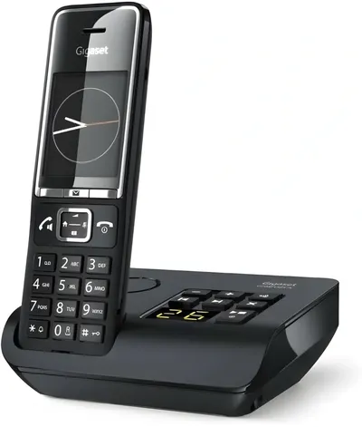 Радиотелефон Gigaset Comfort 550A, DECT, автоответчик, АОН, чёрный
