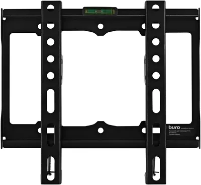 Кронштейн BURO FX1S, фиксированный настенный, 15–48", до 25 кг, VESA 50x50–200x200